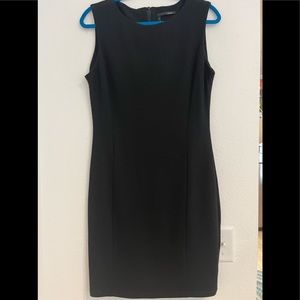 obakki black stretch knit wool dress 10